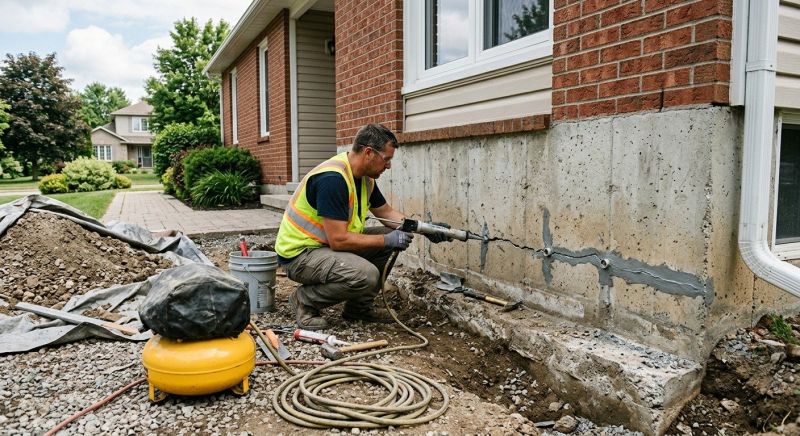 Basement Foundation Repair in Champlin, MN