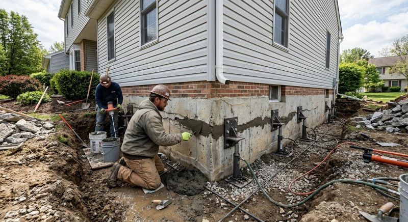 Basement Foundation Repair in Saint Francis, MN