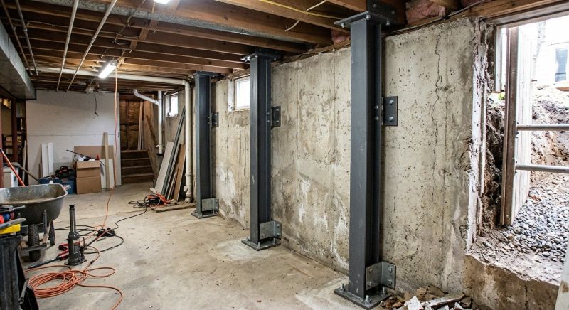 Basement Stabilization in Zimmerman, MN