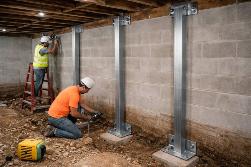 Basement Stabilization in Zimmerman, MN