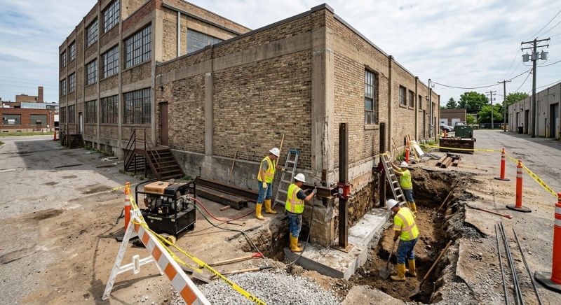 Building Foundation Repair in Maple Lake, MN