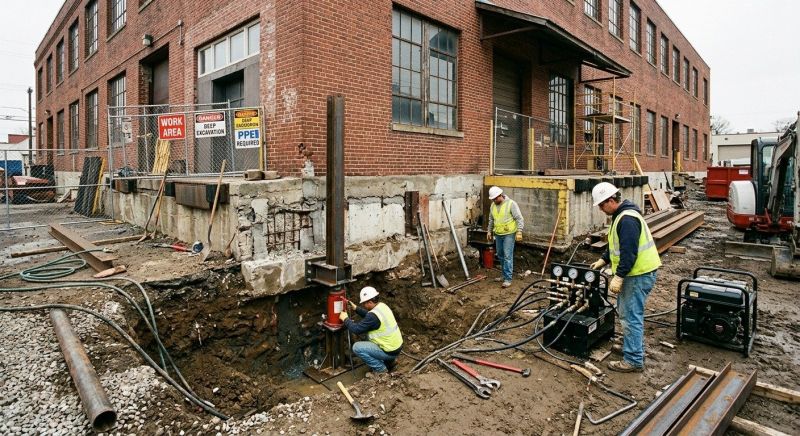 Commercial Foundation Repair in Zimmerman, MN