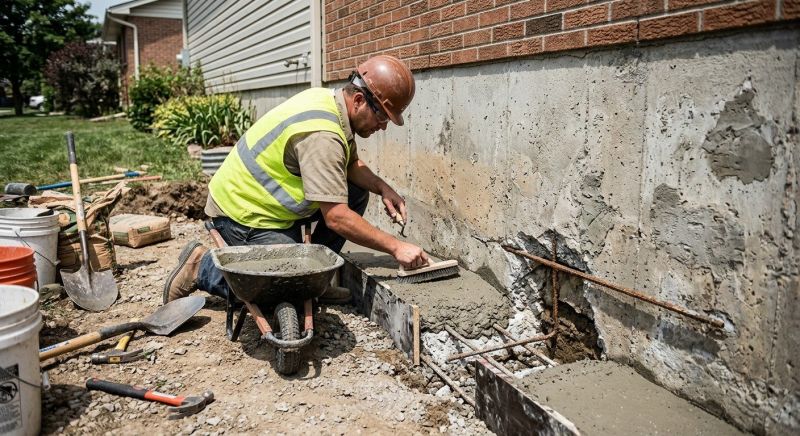 Concrete Foundation Repair in Benton County, MN