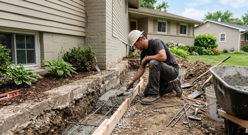 Concrete Foundation Repair in Champlin, MN