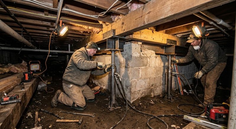 Concrete Foundation Repair in Champlin, MN