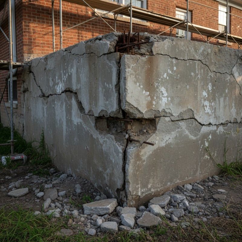 Cracked Foundation Repair in Benton County, MN