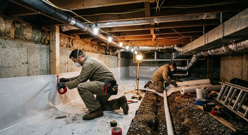 Crawl Space Leveling in Zimmerman, MN