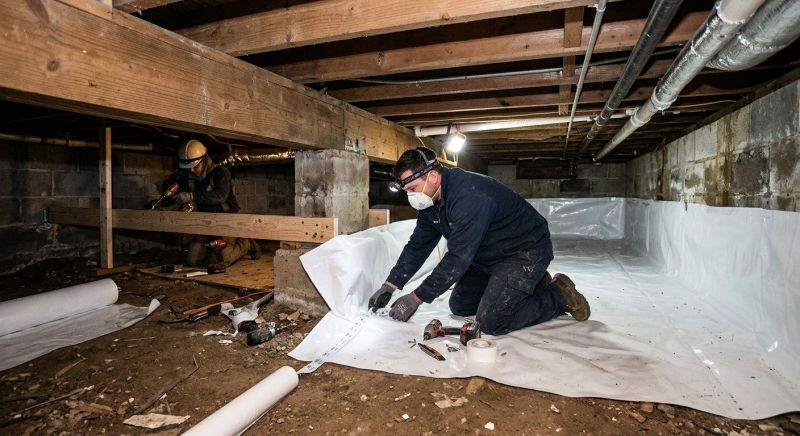 Crawl Space Leveling in Zimmerman, MN