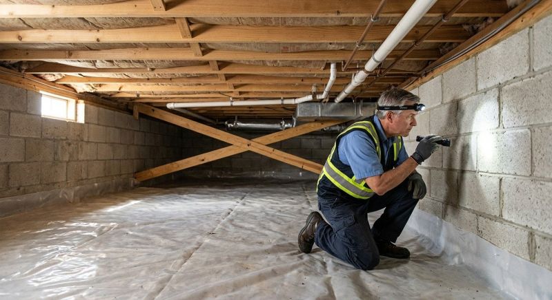 Crawl Space Leveling in Zimmerman, MN