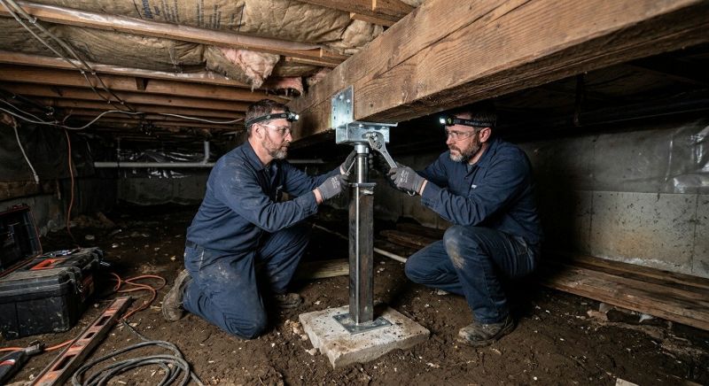 Crawlspace Foundation Repair in Foley, MN