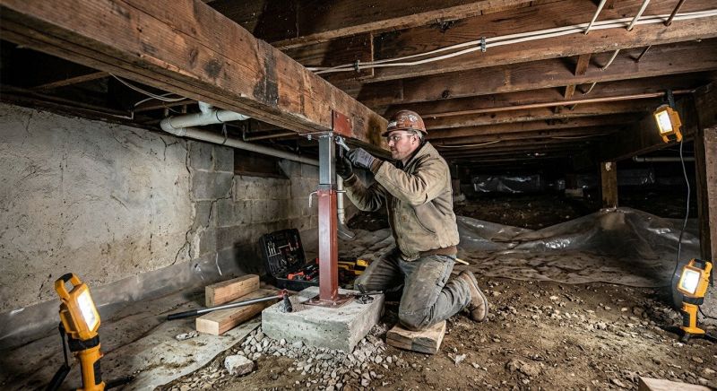 Crawlspace Foundation Repair in Mille Lacs County, MN