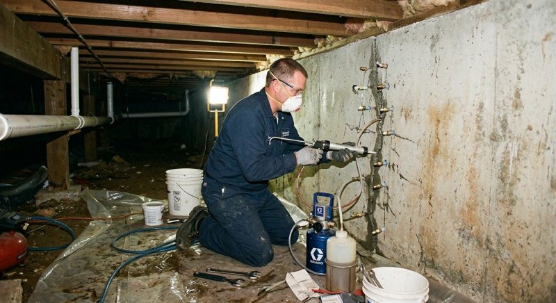 Crawlspace Foundation Repair in Osseo, MN