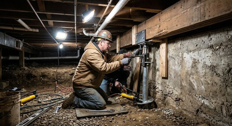Crawlspace Foundation Repair in Saint Francis, MN