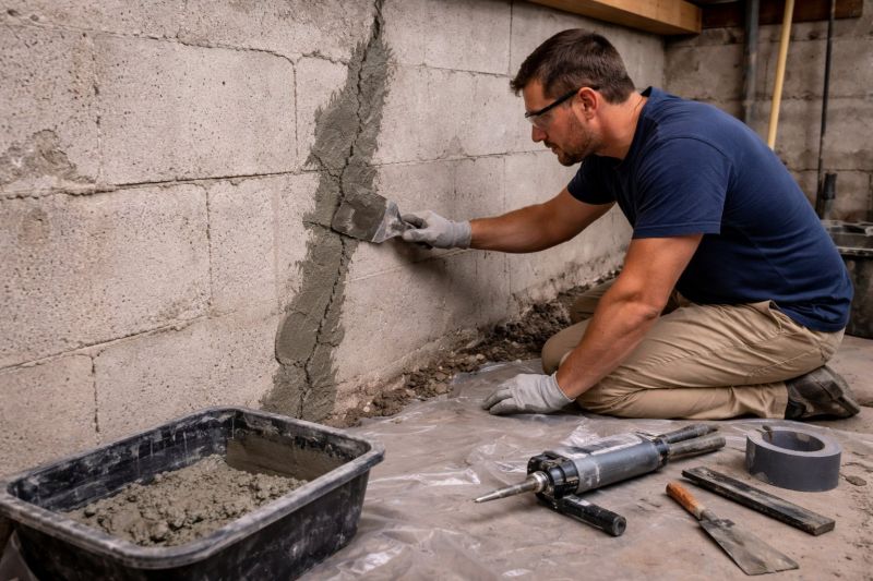 Foundation Crack Repair in Big Lake, MN