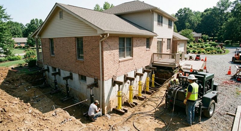 Foundation Jacking in Anoka County, MN
