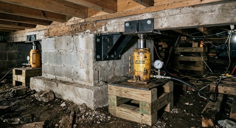 Foundation Jacking in Benton County, MN