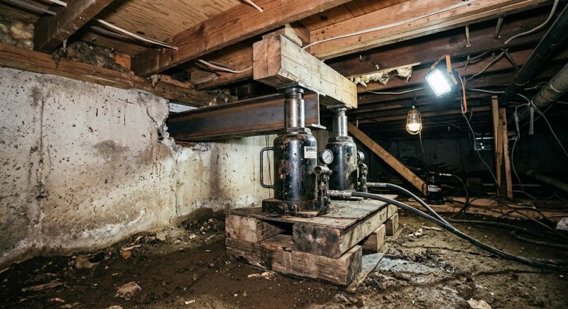 Foundation Jacking in Cambridge, MN