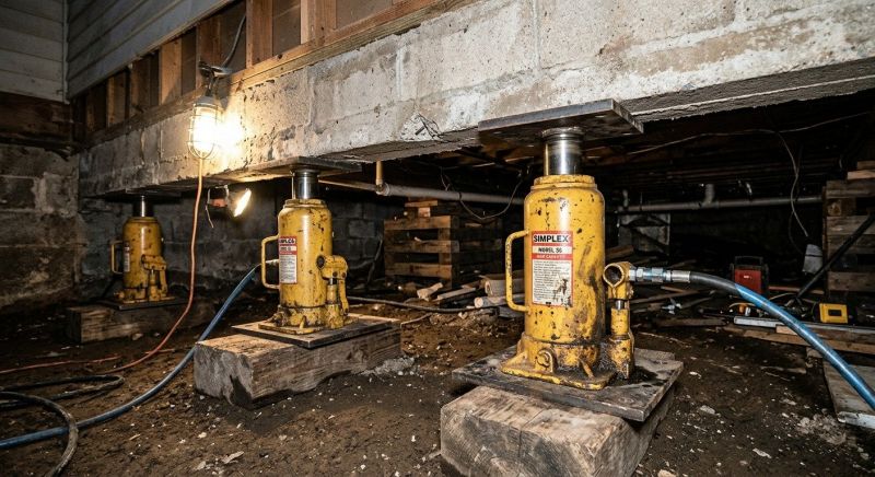 Foundation Jacking in Champlin, MN