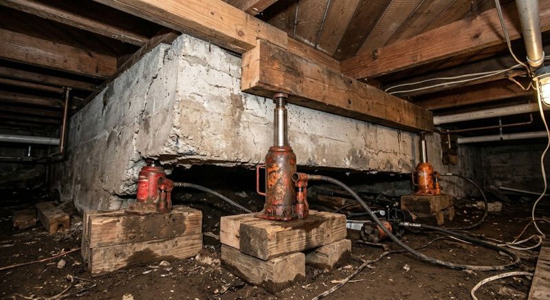 Foundation Jacking in Elk River, MN