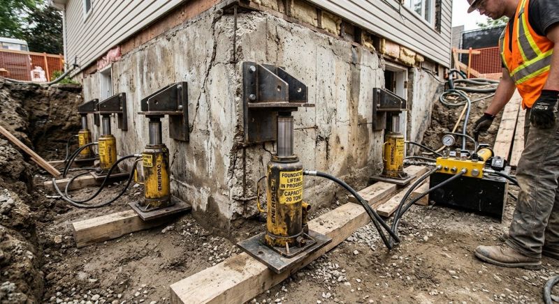 Foundation Jacking in Princeton, MN