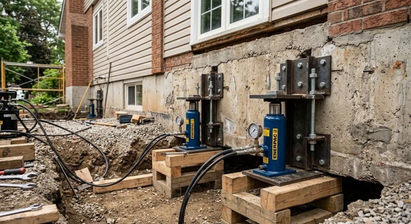 Foundation Jacking in Saint Francis, MN