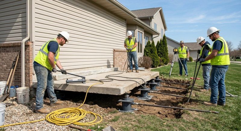 Foundation Lifting in Anoka, MN