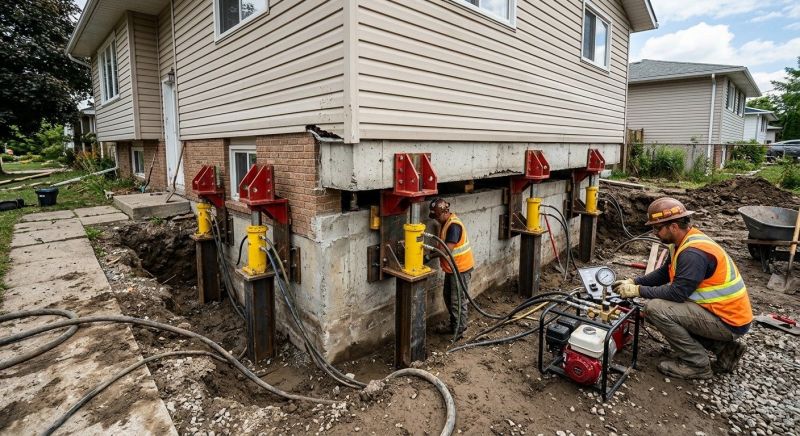 Foundation Lifting in Anoka, MN