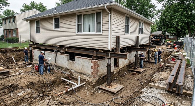 Foundation Lifting in Anoka, MN