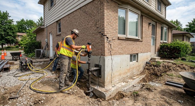 Foundation Lifting in Benton County, MN