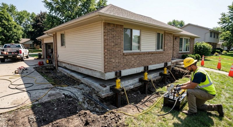 Foundation Lifting in Isanti, MN