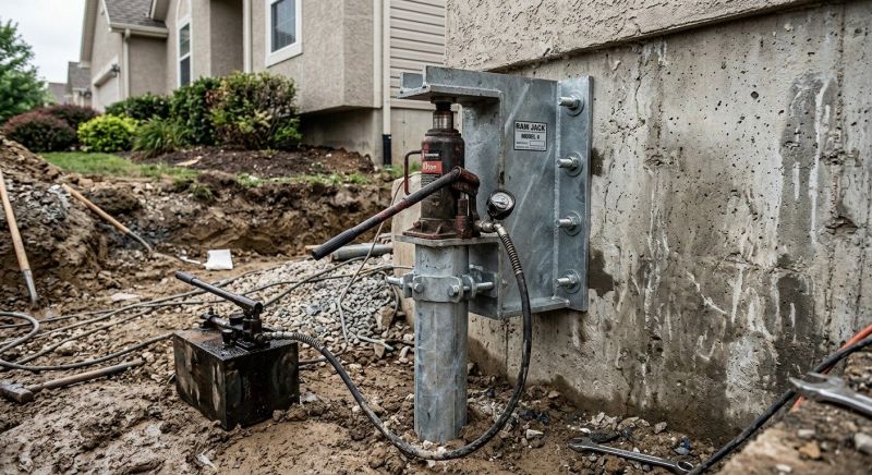 Foundation Pier Leveling in Zimmerman, MN