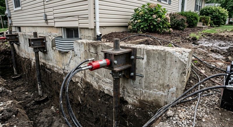 Foundation Pier Leveling in Zimmerman, MN