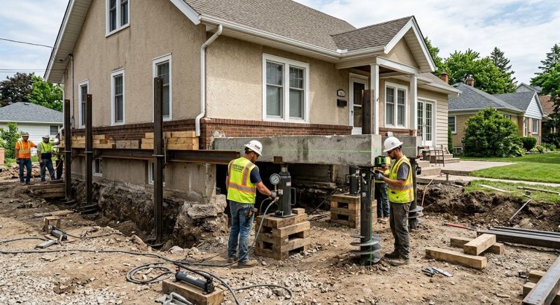 Foundation Releveling in Zimmerman, MN