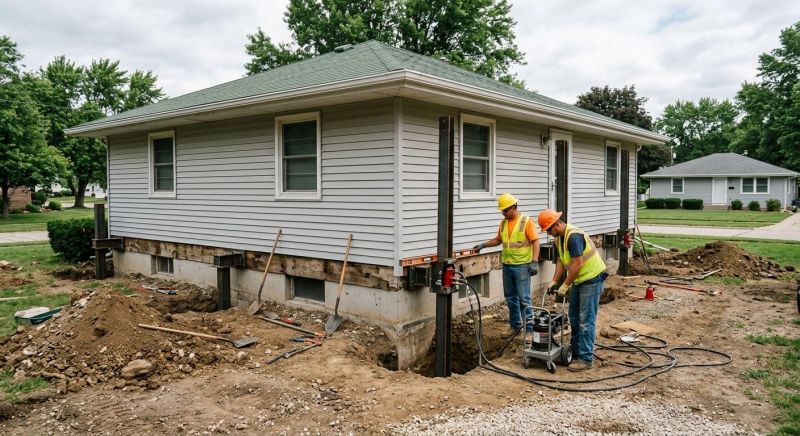 Foundation Releveling in Zimmerman, MN