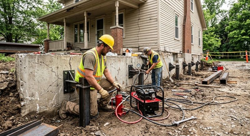 Foundation Stabilizing in Benton County, MN