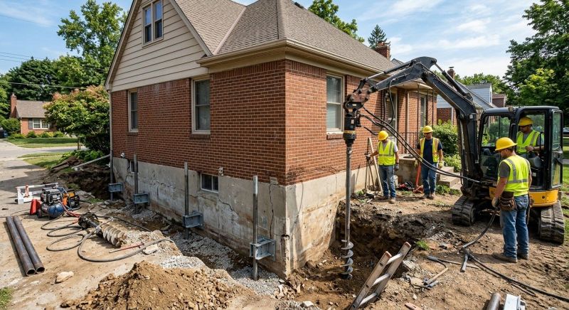 Foundation Stabilizing in Isanti County, MN
