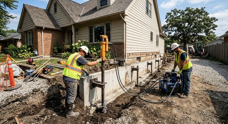 Foundation Stabilizing in Zimmerman, MN