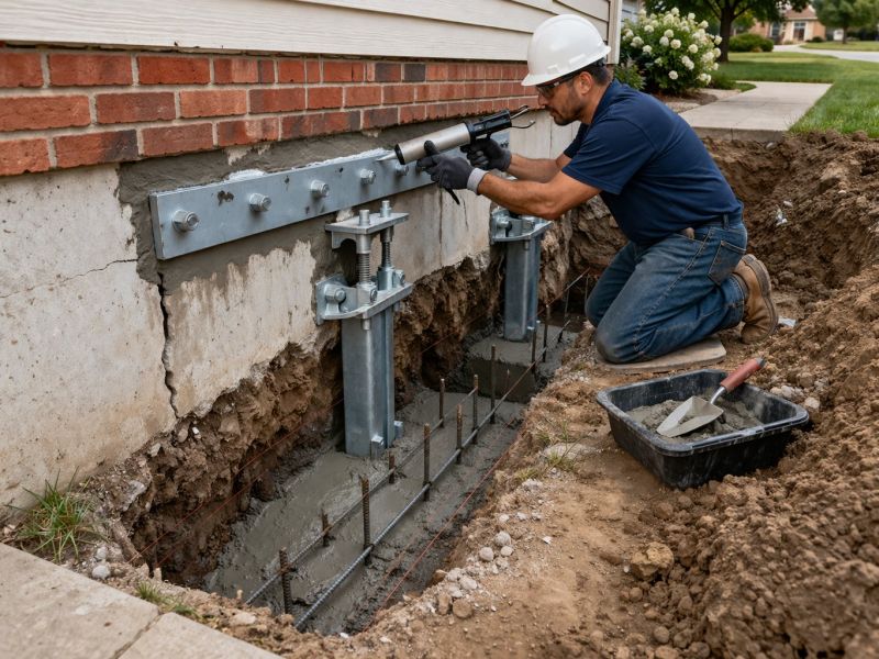 Foundation Structural Repair in Benton County, MN