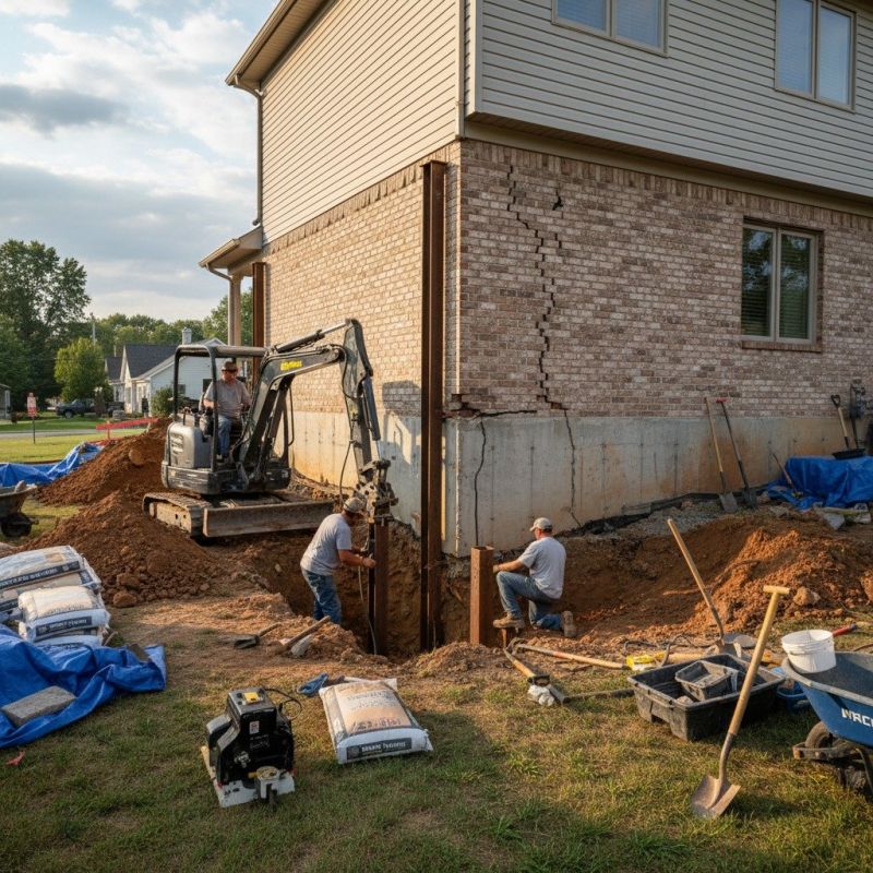 Foundation Structural Repair in Wright County, MN
