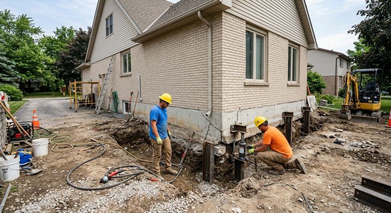 Helical Piers Installation in Zimmerman, MN