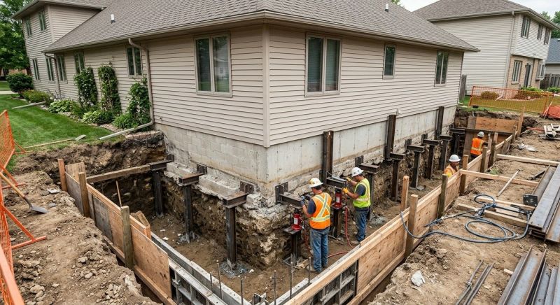 House Underpinning in Zimmerman, MN