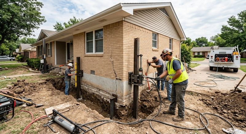 Settling Foundation Service in Anoka County, MN