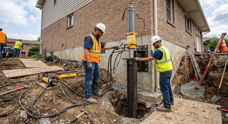 Settling Foundation Service in Zimmerman, MN