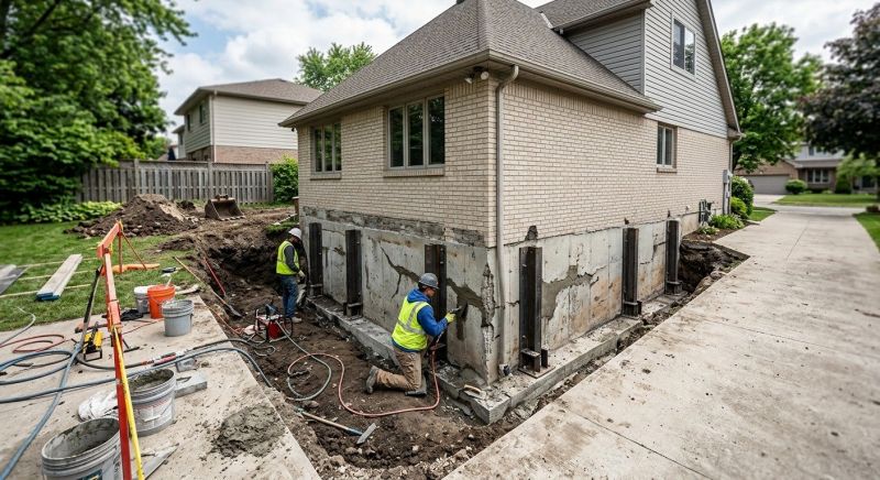 Sinking Foundation Repair in Milaca, MN
