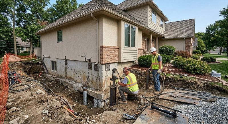 Structural Foundation Repair in Andover, MN