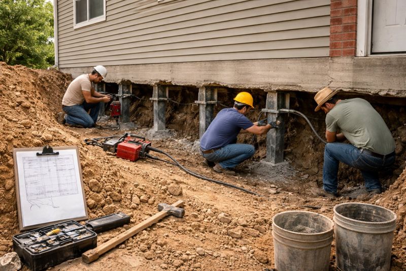 Structural Underpinning in Zimmerman, MN